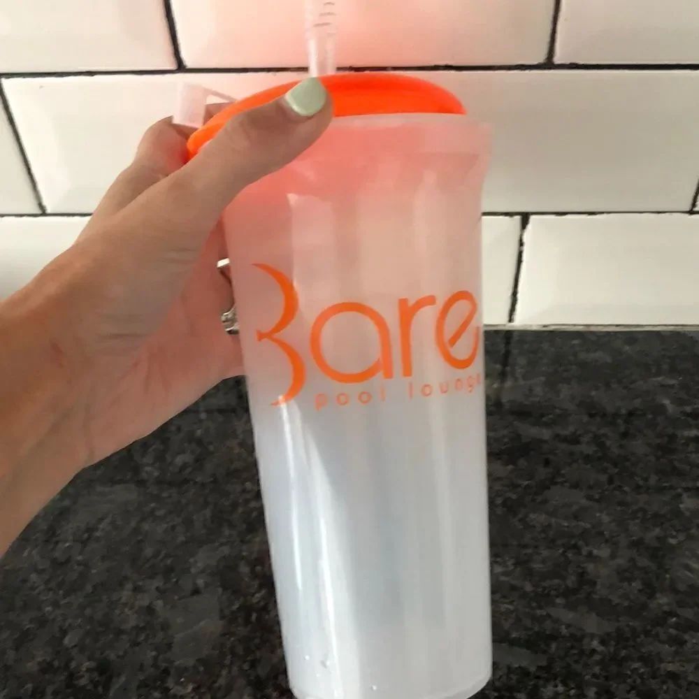 BARE Pool Lounge water bottle